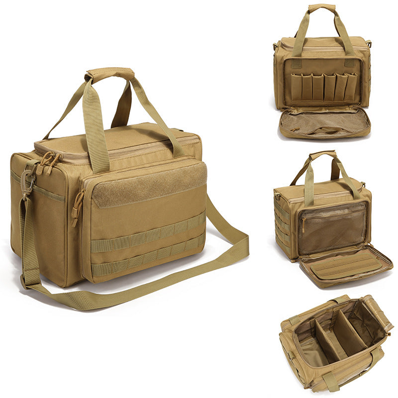 
  
  Outdoor Tactical Multifunctional Large Capacity Storage Sports Handbag Gun Bag Oxford Waterproof Field Army Fan Bag
  
