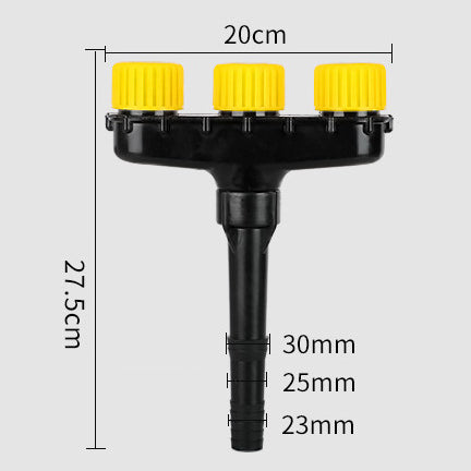 Multi-Head Spraying Porous Spray Head Watering Vegetable Garden Watering Water Pipe Spray Water Sprinkler Sprayer Nozzle