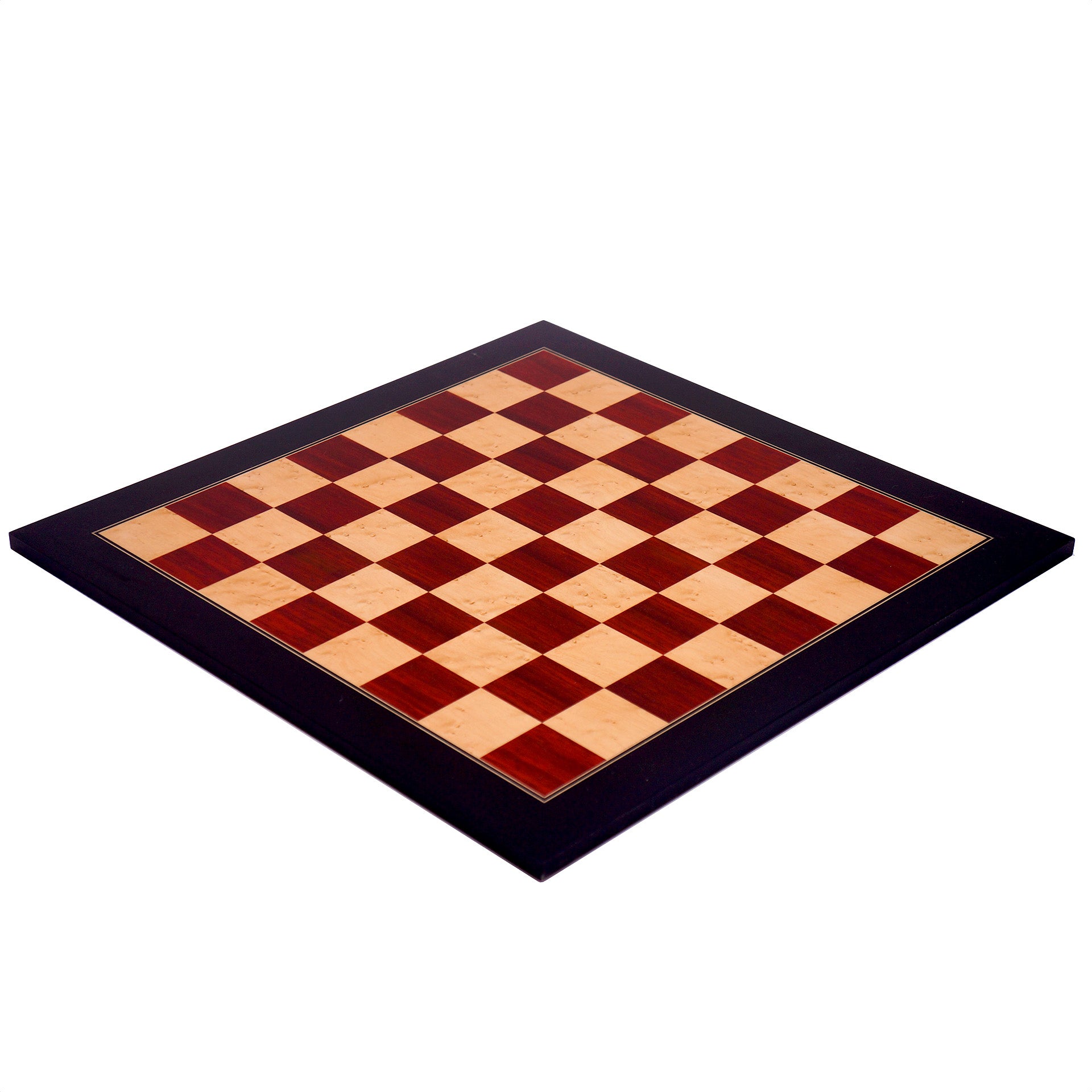 
  
  Padauk / Birdeye Maple Wooden International Chess Board
  
