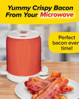 Yummy Can Bacon Microwave Oven Barbecue Rack Bacon Barbecue Plate Oven Barbecue Box Barbecue Jar