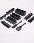 11pcs/set DIY Sushi Maker Rice Mold Kitchen Sushi Making Tool Set