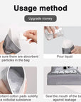 4pcs Outdoor Emergency Urinate Bags 700ml Easy Take Piss Bags Travel Mini Mobile Toilet for Baby Women Men Vomit Bag