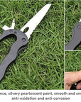 5 in 1 Outdoor Multi Function Mountaineering Buckle Fast Hanging Buckle Cross Screwdriver Carabiner Bottle Opener Wine Opener