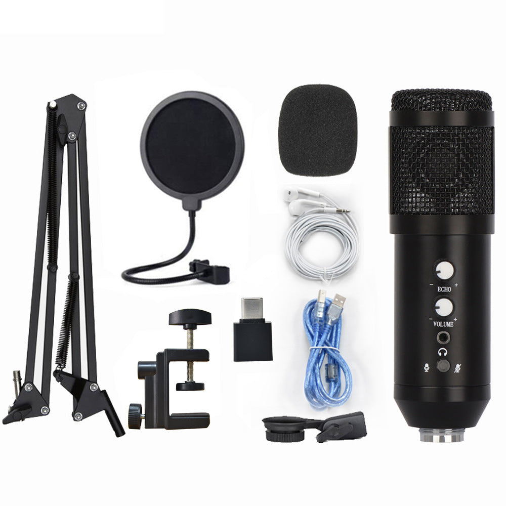 
  
  USB Condenser Microphone Mobile Computer Game Live Microphone Live Karaoke Conference Recording Microphone
  
