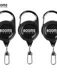 Booms Fishing RG1 Fly Fishing Retractor Tools Extractor Keeper Retractable Key Chain Reel Badge Holder Tackle Boxes Accessories