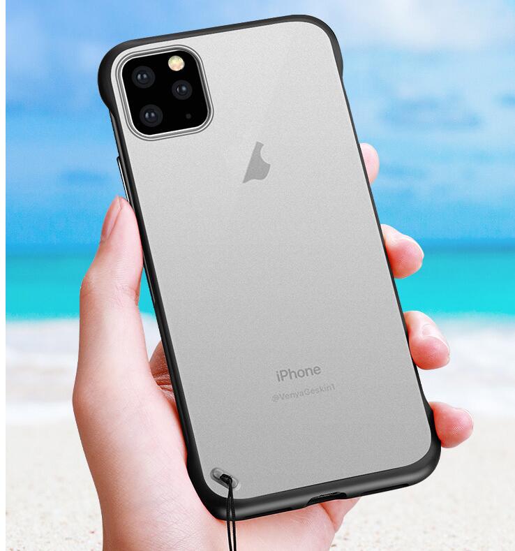 
  
  Ultra Thin Hard Matte Translucent Clear Case For iPhone11iphone12
  
