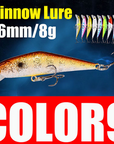 AFISHLURE Bass Wobblers Trout Fishing Lure  66mm/8g Minnow  Hard Baits Iscas Artificial Pesca Leurre