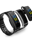 Y3 PLUS Bluetooth Headset Smart Bracelet 2 in 1 watch with earbuds Wristband health monitoring Sports Earphone and Mic