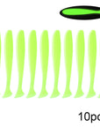 QXO 10pcs/Lot Soft Lures Silicone Bait 7cm 2g Goods For Fishing Sea Fishing Pva Swimbait Wobblers Artificial Tackle