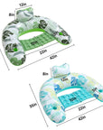 Swimming Pool Inflatable Floating Drainage Floating Bed for Adults and Children Swimming Pool Floating Chair U-Shaped Recliner