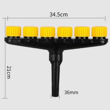 Multi-Head Spraying Porous Spray Head Watering Vegetable Garden Watering Water Pipe Spray Water Sprinkler Sprayer Nozzle