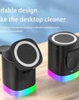 3 In 1 Magnetic Wireless Fast Charger For Smart Phone RGB Ambient Light Charging Station For Airpods IWatch