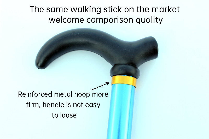 
  
  Aluminum Alloy Telescopic Crutch, Two Section Telescopic Crutch, Anti Slip Elderly Walking Stick, Mountain Climbing Stick
  
