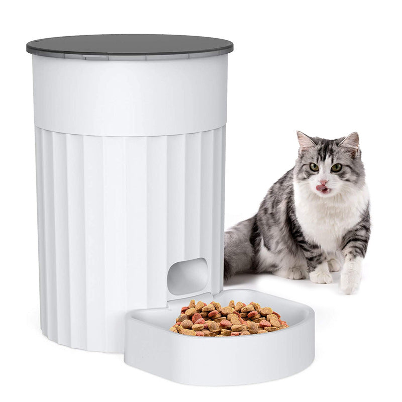 
  
  Intelligent Cat Feeder Pet Feeding Timing and Quantitative Feeding Machine Cat Food and Dog Food Automatic Feeding Compact
  
