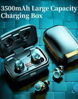 TWS-X10 Bluetooth Headset HIFI Stereo Active Noise Reduction 3500mAh Charging Box Sports Waterproof With Mic Wireless Earphones