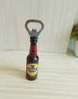 Retro Creative Personality Mini Beer Bottle Opener Home Drink Bottle Opener Refrigerator Stick Bar Magnetic Stickers Decoration