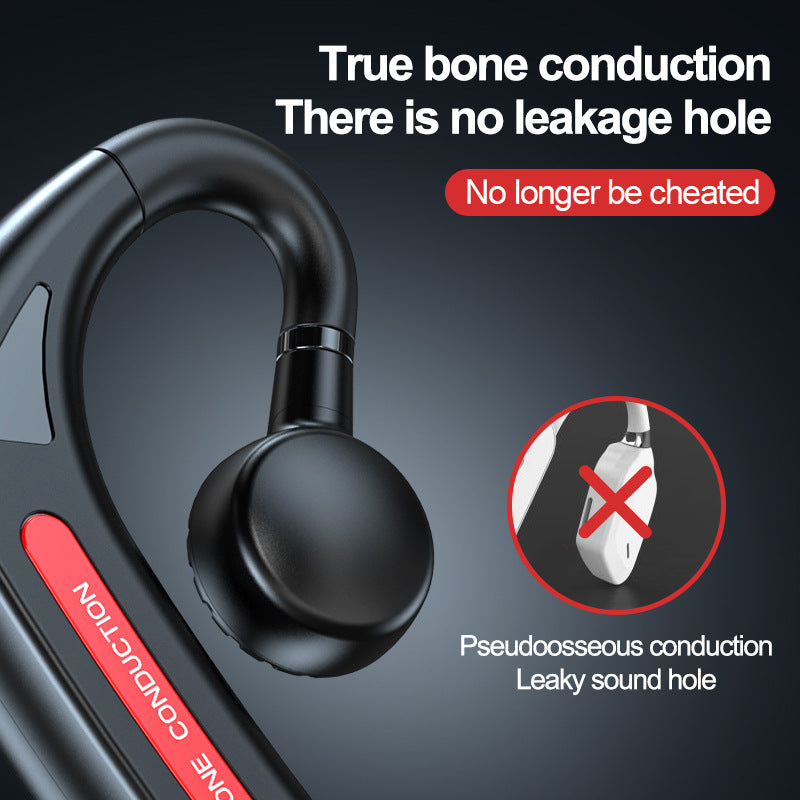 
  
  Bluetooth Headset Real Bone Conduction Hanging Ear Type Non-In-Ear Business Sports Stereo
  
