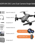 R20 Cross-Border Drone GPS HD Aerial Photography 4K Dual-Camera Optical Flow Positioning Quadcopter 6K Return To Follow