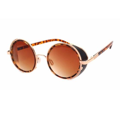 Retro Steampunk Sunglasses Round Designer