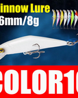 AFISHLURE Bass Wobblers Trout Fishing Lure  66mm/8g Minnow  Hard Baits Iscas Artificial Pesca Leurre