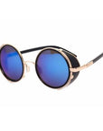 Retro Steampunk Sunglasses Round Designer