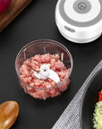 100/250ml Mini USB Wireless Electric Garlic Masher Press Mincer Vegetable Chili Meat Grinder Food Chopper Kitchen Tools