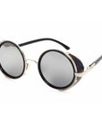 Retro Steampunk Sunglasses Round Designer