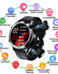 T10 Headset Sports Bracelet 2-In-1 Heart Rate Monitoring Bluetooth Call Music Smart Watch