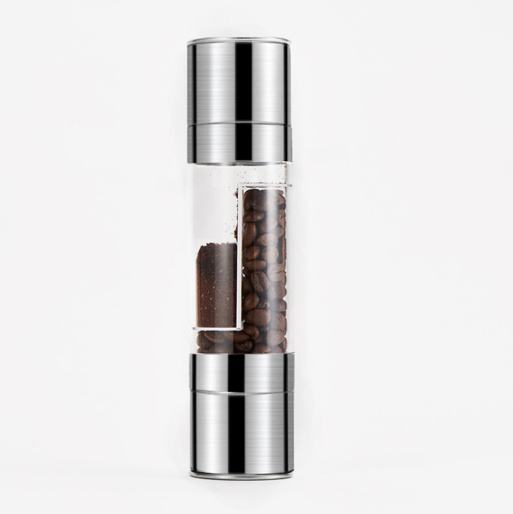 
  
  Pepper Grinder 2 in 1 Stainless Steel Manual Salt Pepper Mill Grinder Seasoning Grinding for Cooking Restaurants
  
