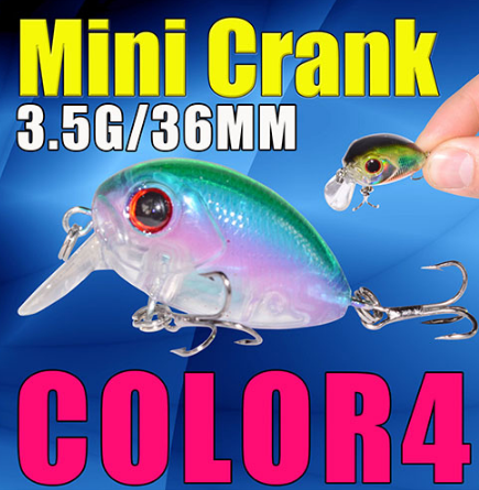 
  
  AFISHLURE  36mm 3.5g Crank Bait Hard Plastic Artificial Fishing Lure Fake carp Pesca  Wobbler Leurre Peche  Isca
  
