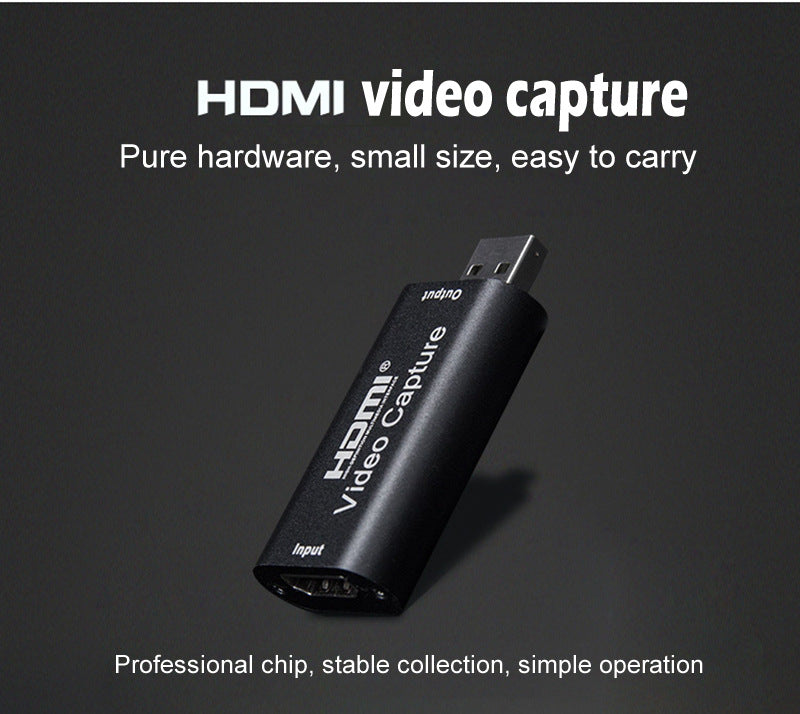 USB 2.0 HD Video Capture Card Video Capture Usb To Hdmi Game Live Capture Device