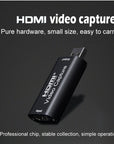 USB 2.0 HD Video Capture Card Video Capture Usb To Hdmi Game Live Capture Device