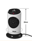 220V 50Hz 700W Power Electric Heater Ceramic Heating Electric Warmer Heater Room Heaters Warm Air Fan Heater