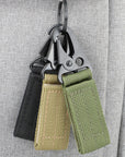 Outdoor military fan woven strap tactical eagle beak buckle travel backpack external hanging quick retrieval keychain