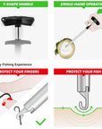 Easy Fish Hook Remover New Fishing Tool Minimizing The Injuries Tools Tackle T-type hook remover hook fishing tool