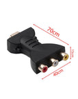 HDMI to RCA Adapter HDMI to 3RCA Converter HDMI to Old TV Lotus Head HDMI I Adapter