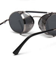 Retro Steampunk Sunglasses Round Designer