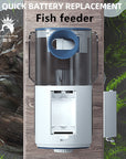 Automatic Fish Feeder Fish Tank Feed Pellet Timing Feeding Machine LCD Feeding Machine