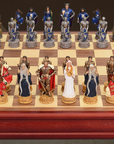 Three-dimensional Character Chess Set Large Character Checkers