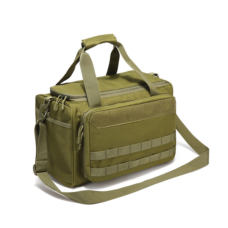 
  
  Outdoor Tactical Multifunctional Large Capacity Storage Sports Handbag Gun Bag Oxford Waterproof Field Army Fan Bag
  
