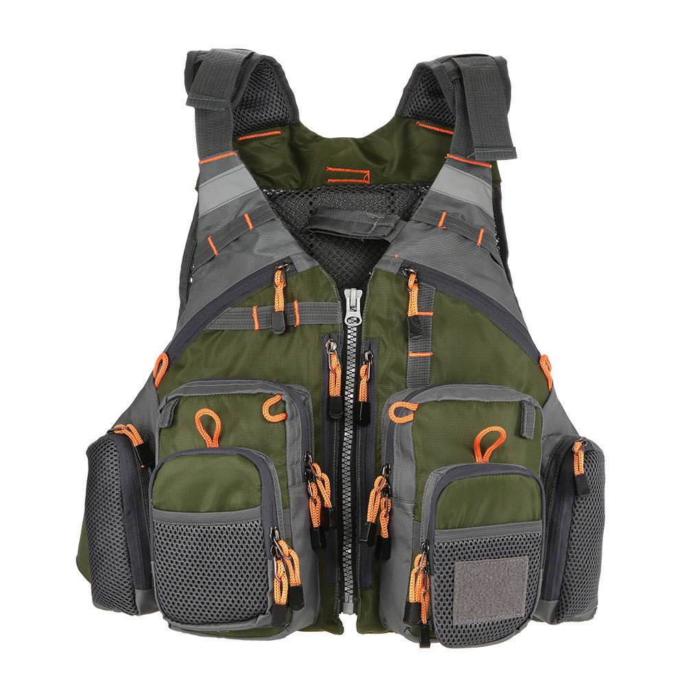 
  
  Outdoor Sport Fishing Life Vest Men Breathable Swimming Life Jacket Safety Waistcoat Survival Utility Vest
  
