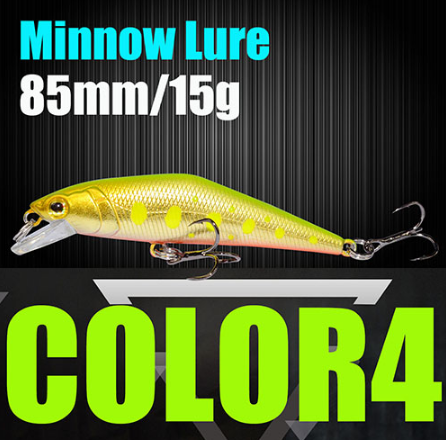 AFISHLURE Fishing Lure Wobblers Trout  85mm/15g Minnow  Hard Baits Iscas Artificial Pesca Leurre