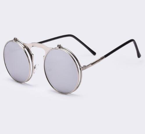 
  
  Round Designer Steam Punk Men Sunglasses
  
