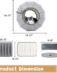 Foldable Breathable Pet Bed Cat Kennel Cave Tunnel Semi-Enclosed Creative Cat Mat Cat And Dog Supplies