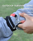 Jungle fast tourniquet poison belt One hand operation Light and easy to use EDC outdoor survival equipment