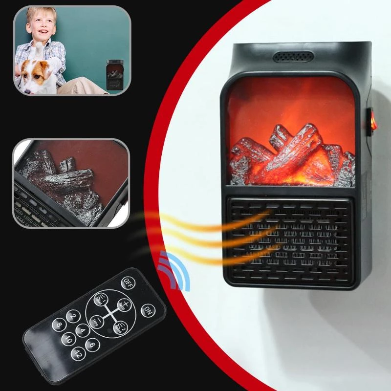 
  
  Flame Heater Household Portable Mini Heater Imitating Fire Speed Heat Multi-Function Heater
  
