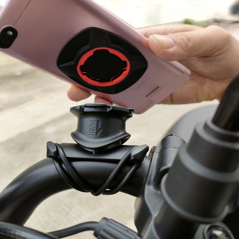 Simple Bicycle Mobile Phone Bracket 360 Rotation Electric Motorcycle Rearview Mirror Navigation Riding Navigation Bracket