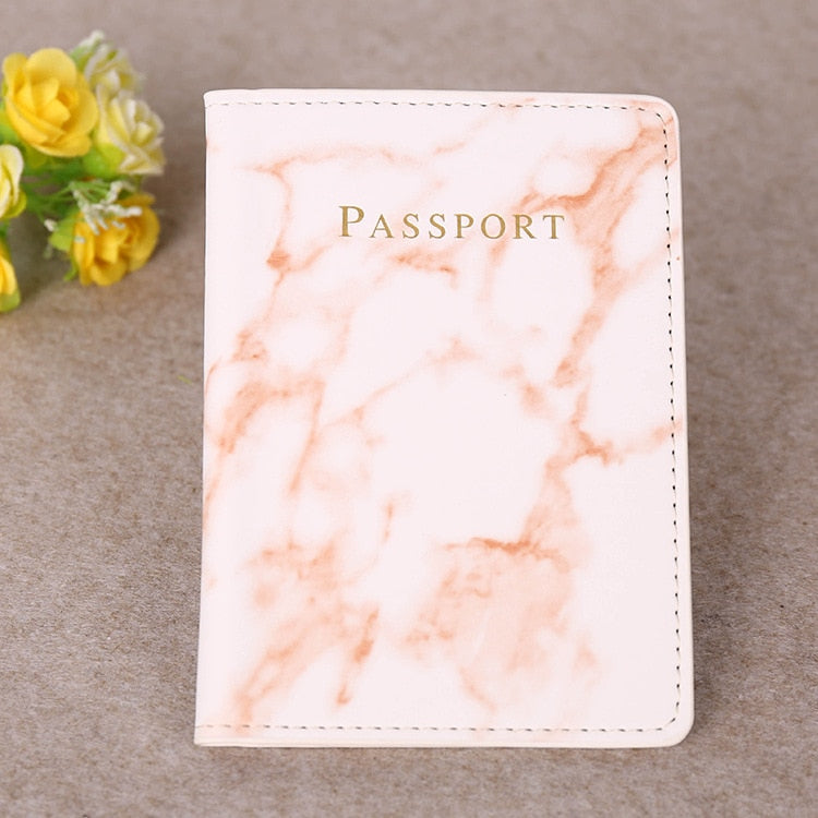 
  
  Fashion Women Men Passport Cover Pu Leather Marble Style Travel ID Credit Card Passport Holder Packet Wallet Purse Bags Pouch
  
