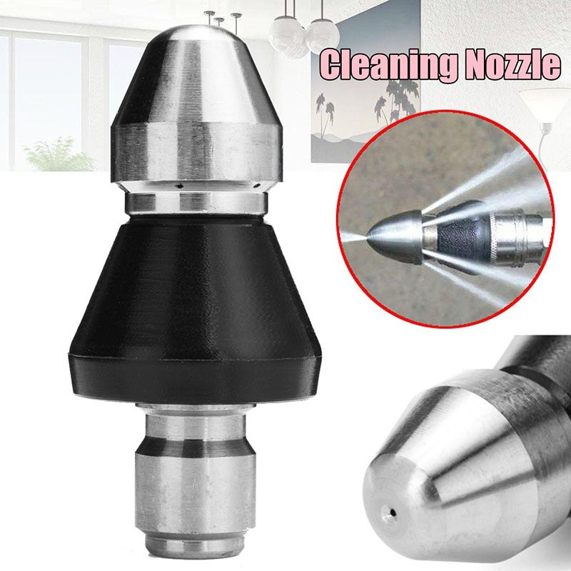 
  
  Cleaning Machine Sewer Nozzle 1/4 "Cleaning Sprinkler Pipe Dredger Cleaning Accessories
  
