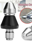 Cleaning Machine Sewer Nozzle 1/4 "Cleaning Sprinkler Pipe Dredger Cleaning Accessories